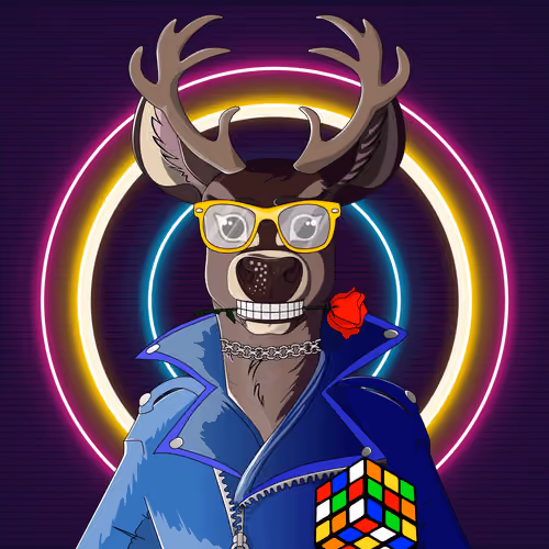 Retrowave deer #2740