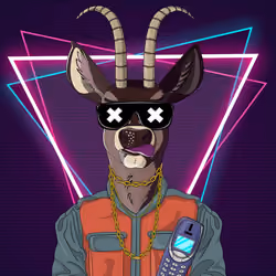 Retrowave deer #307