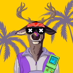 Retrowave deer #1679