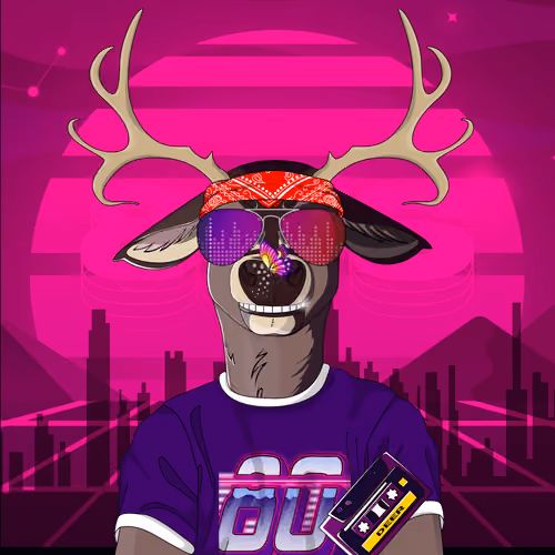 Retrowave deer #515