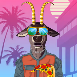Retrowave deer #705