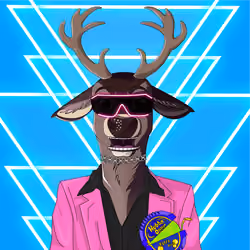 Retrowave deer #1195