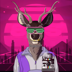 Retrowave deer #2902