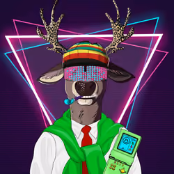 Retrowave deer #178