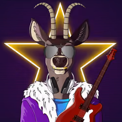 Retrowave deer #1573