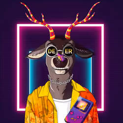 Retrowave deer #308