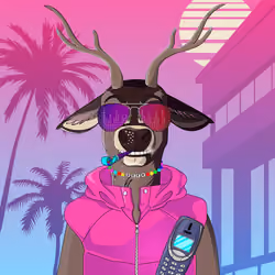 Retrowave deer #1574