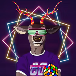 Retrowave deer #516