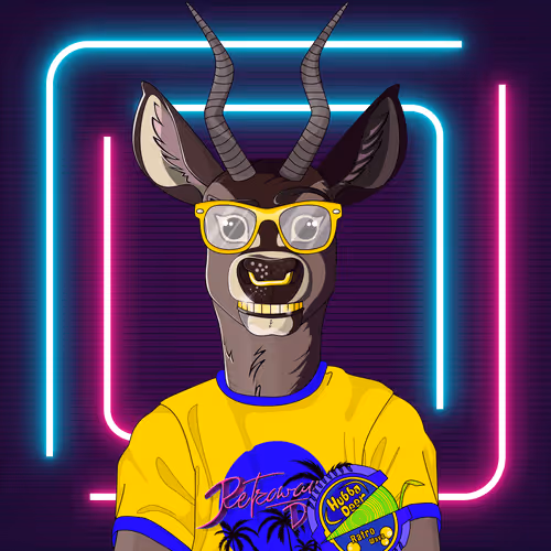 Retrowave deer #2325
