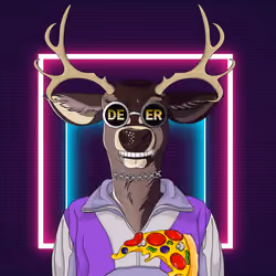 Retrowave deer #3267