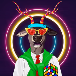 Retrowave deer #1955