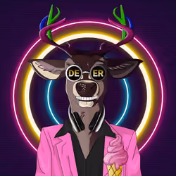 Retrowave deer #1240
