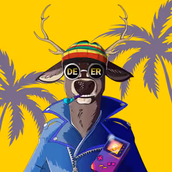Retrowave deer #3366