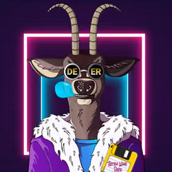 Retrowave deer #2793