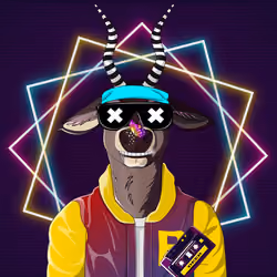 Retrowave deer #112