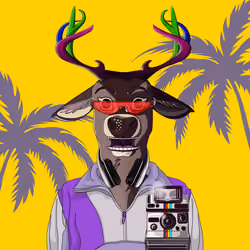 Retrowave deer #2263