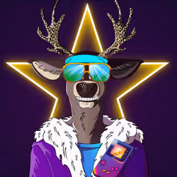 Retrowave deer #472