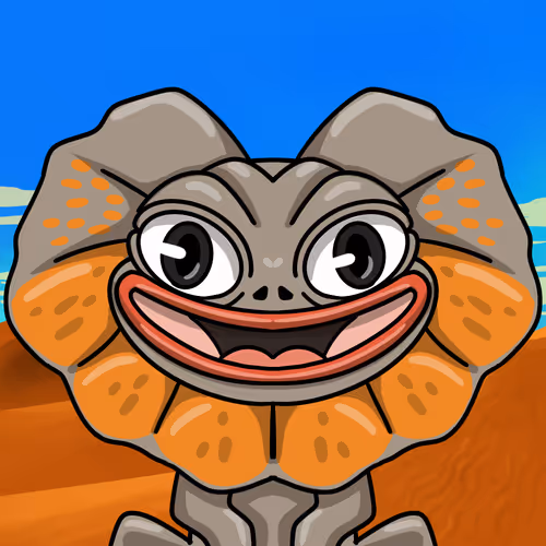 Frilled Lizard Pepe