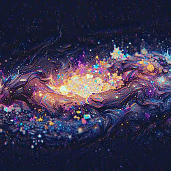 RADIANT DARK MATTER GALAXY