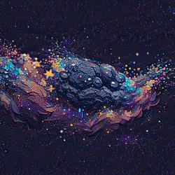 FLOWING SPACE GALAXY
