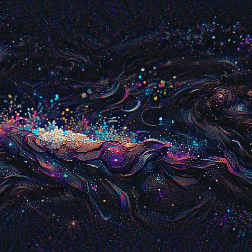 FLOWING COSMOS GALAXY