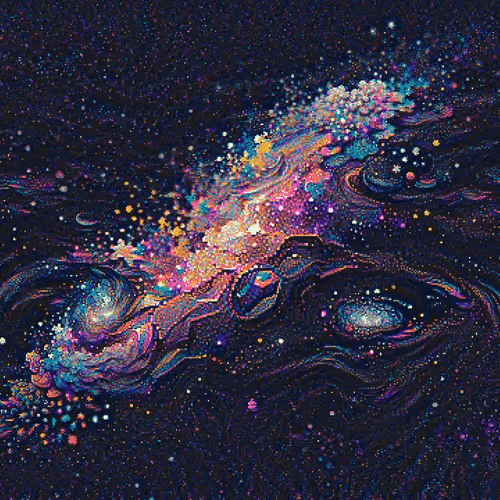 TRIPPY COSMOS GALAXY