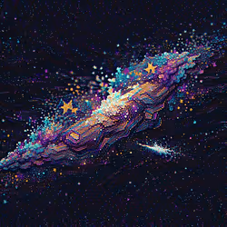 VAST SHOOTING STAR GALAXY