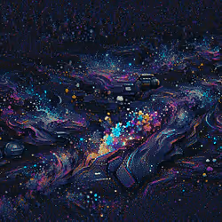 BRILLIANT SPACE GALAXY