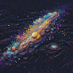 VAST WORMHOLE GALAXY