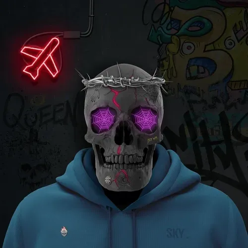 Cool Skull Club Vibrants #541