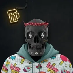 Cool Skull Club Vibrants #404