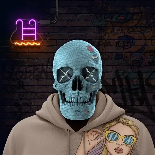 Cool Skull Club Vibrants #557
