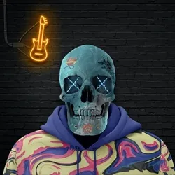 Cool Skull Club Vibrants #85