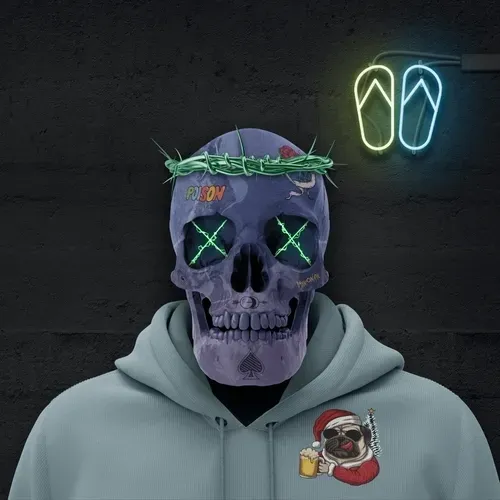 Cool Skull Club Vibrants #355