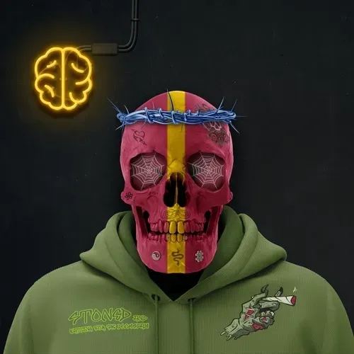 Cool Skull Club Vibrants #321
