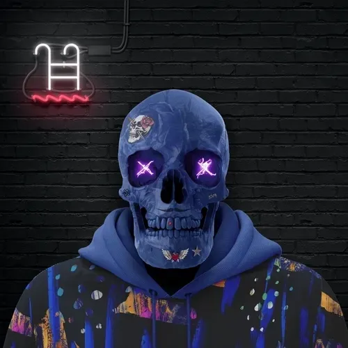 Cool Skull Club Vibrants #320