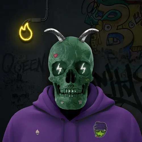 Cool Skull Club Vibrants #599