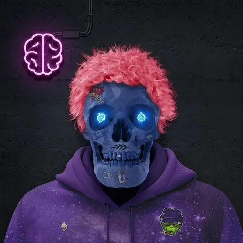 Cool Skull Club Vibrants #604