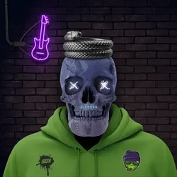 Cool Skull Club Vibrants #512