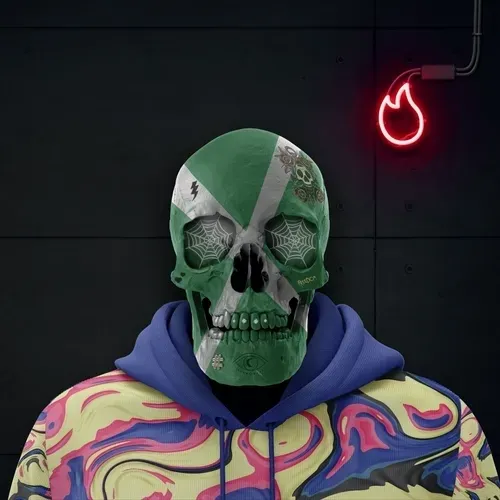 Cool Skull Club Vibrants #582