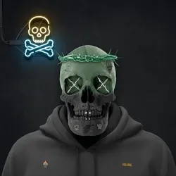 Cool Skull Club Vibrants #386
