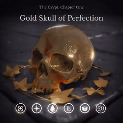 Gold Skull #10