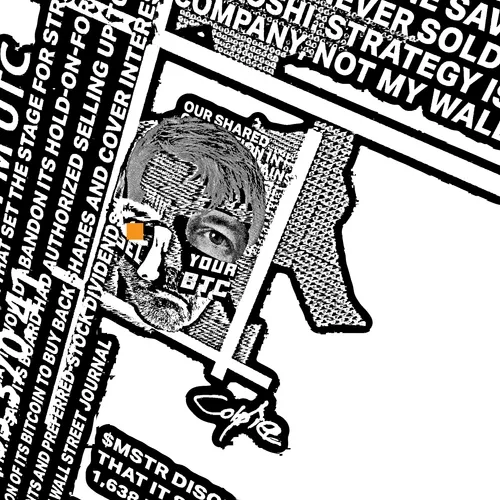 Not One Satoshi 109 — Michael Saylor 3D GIF edition by Coldie