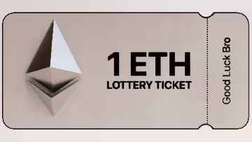 1 ETH LOTTERY TICKET