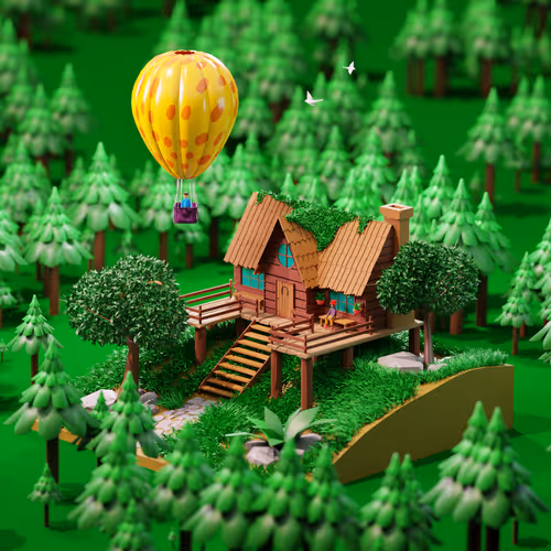 3d Isometric World 1