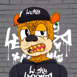 Lucky Leopard Crew #3315