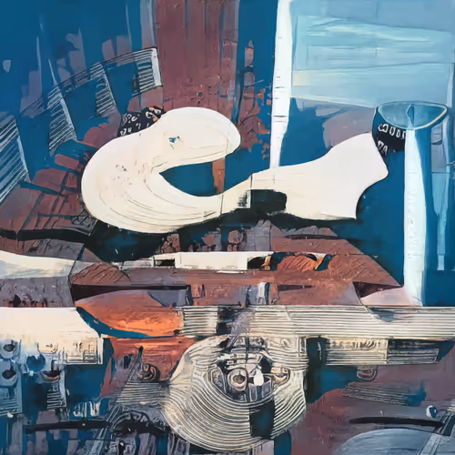 "City of the future" - ArtificialPaintings A1 by AI