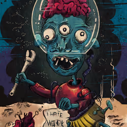 Unemployed in Space: The Lazy Alien