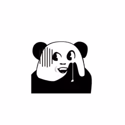 Pandamansticker #985