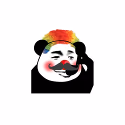 Pandamansticker #710